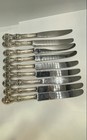 International Sterling Silver "Joan of Arc" Dinner Knives Flatware 9pcs. 670g — photo 2