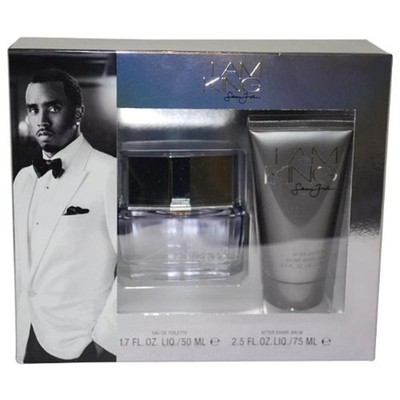 I Am King Sean John Men's 2pc Gift Set 1.7oz EDT + 2.5oz  After Shave Balm