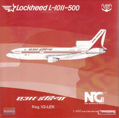 NGM35019 1:400 NG Model Air India Lockheed L-1011-500 Reg #V2-LEK