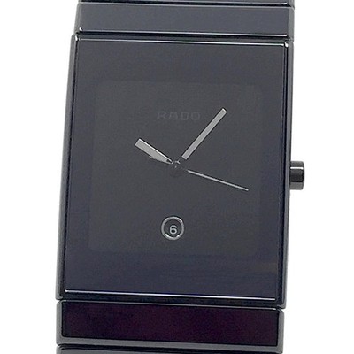 RADO (like new & unworn) L 31x27mm Diastar Ceramica Silver-Hands Jubile Keramik