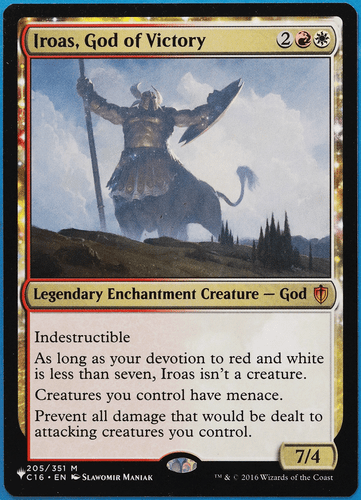 Iroas, God of Victory (The List) Commander 2016 MINT CARD (502492) ABUGames - Picture 1 of 2