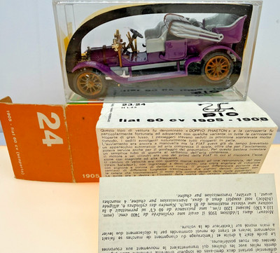 RIO n°24 1:43 1905-FIAT 60cv DISCOVERY VINTAGE COLLECTION SHOWCASE ONLY
