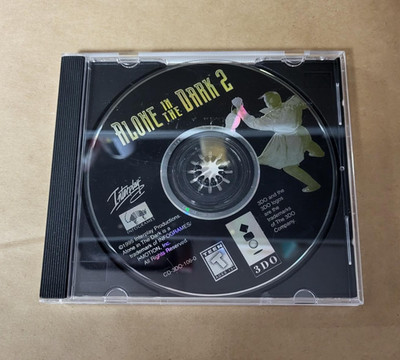 Alone In The Dark 2 3DO Disc + Artwork ONLY 1995 Interplay