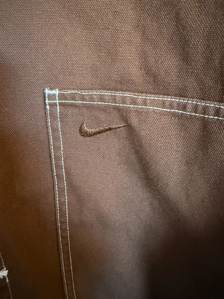 Chaqueta Nike Life Canvas Chore MARRÓN - L Grande - Swoosh Utility NUEVA - FN0356-259 Foto 3 de 4