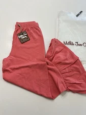 Matilda Jane Camp MJC Hay Day Coral Big Ruffles Pants Size 8 NWT