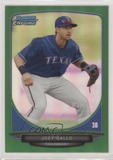 2013 Bowman Draft Top Prospects Chrome Green Refractor 10/75 Joey Gallo 2l4
