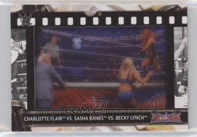 2021 WWE Match Film Strips Manufactured Relics Charlotte Flair Sasha Banks 3hd