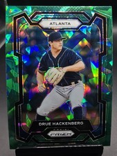 2024 Panini Prizm #234 Drue Hackenberg Green Ice Prizms