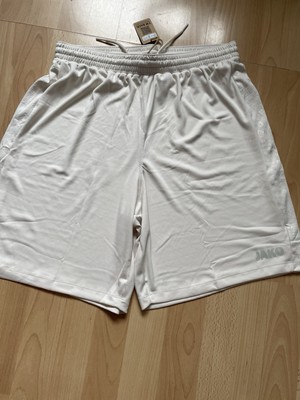 Jako Herren Sporthose Shorts Hose creme weiß Gr 2XL /XXL Neu