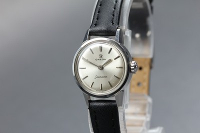 [For Parts] Vintage 1962 Omega Seamaster Cal.620 Silver Dial Women's Hand-Wind