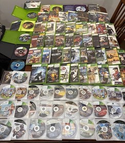 vintage Video Game Lot 80+ Microsoft xbox & xbox 360 Games Untested As Is