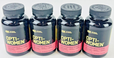 Optimum Nutrition Opti-Women 60 Capsules 4 PACK Daily Multivitamin  EXP 6/2027