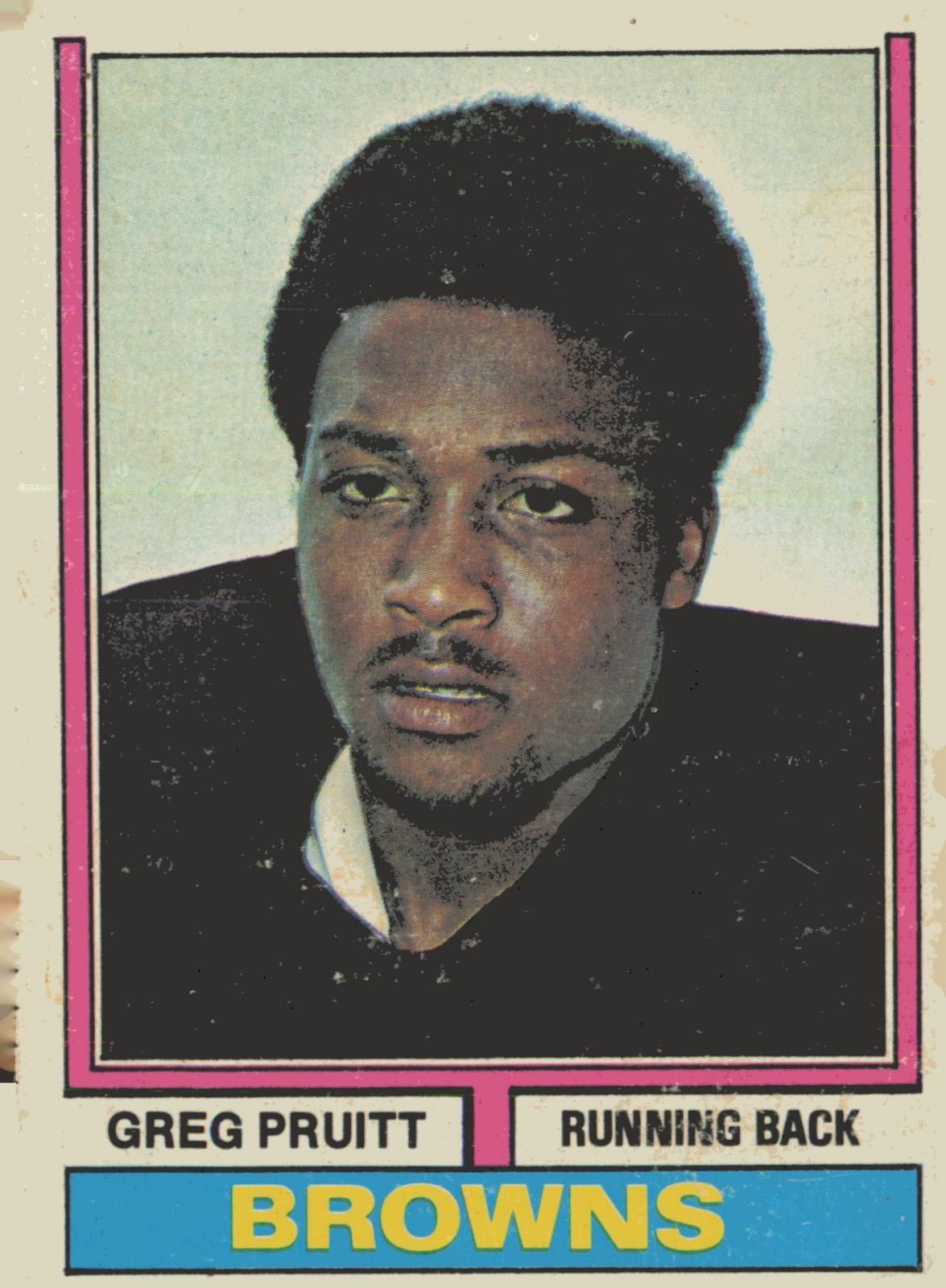 1974 Topps #110 Greg Pruitt