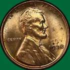 1938 Lincoln Wheat Cent Brilliant Uncirculated BU Coin #37675
