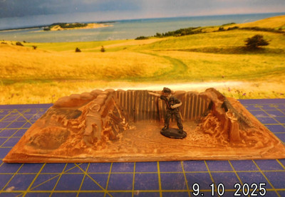 1:72 für Diorama: Defence Emplacement 1, Verteidigungs-Stellung, unbemalt  NEU