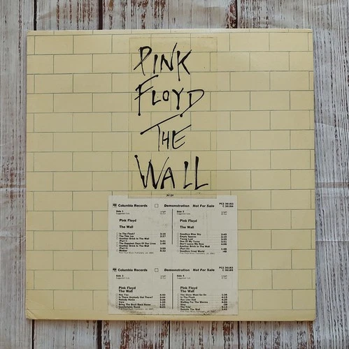 Pink Floyd The Wall Demonstration Copy PC2 36183 Demo Promo Vinyl Record LP Set