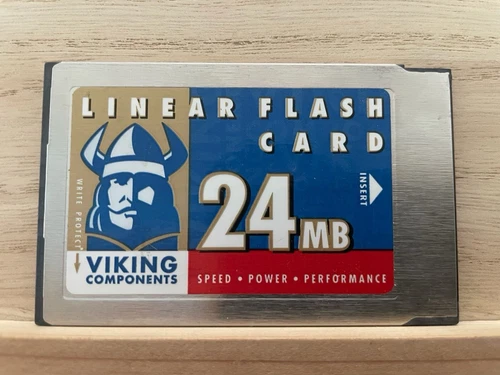 Viking 24MB PCMCIA Type 1 16-Bit Linear Flash Card VPK1216T5200-CS03A 16-1837-01