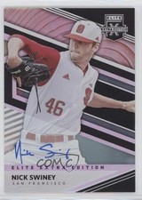 2020 Panini Elite Extra Edition Signatures Nick Swiney #67 Auto 7ba