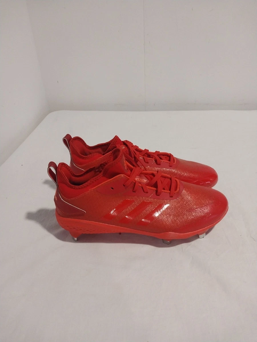 NWOB ADIDAS RED BASEBALL CLEATH SHOES SZ 14 NWOB Adidas Adizero Afterburner Men main image 4