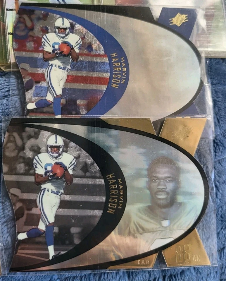 Marvin Harrison 77x Lot 1996 Rookies Topps Chrome Finest SPX Bowmans Best Select - Image 2 of 4