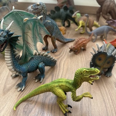 Dinosaurier Figuren Set Sammlung Teilweise Schleich Sammlung Spielzeug Drache