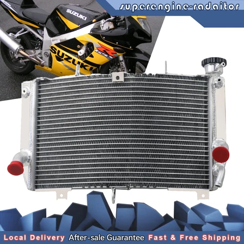 Motorcycle Radiator Fit 2000-2003 2001 2002 Suzuki GSXR600 GSXR600Z GSXR750 - Picture 2 of 16