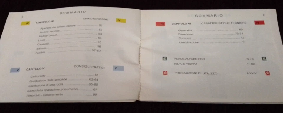 Raro libretto uso e manutenzione CITROEN C1 prima serie +assistance - 02/2005 - Immagine 4 di 4