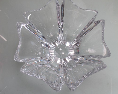 XXL Glasschale Schale Orrefors schöne Form Kristallglas 4 Kilo schwer (DM) - Picture 4 of 4