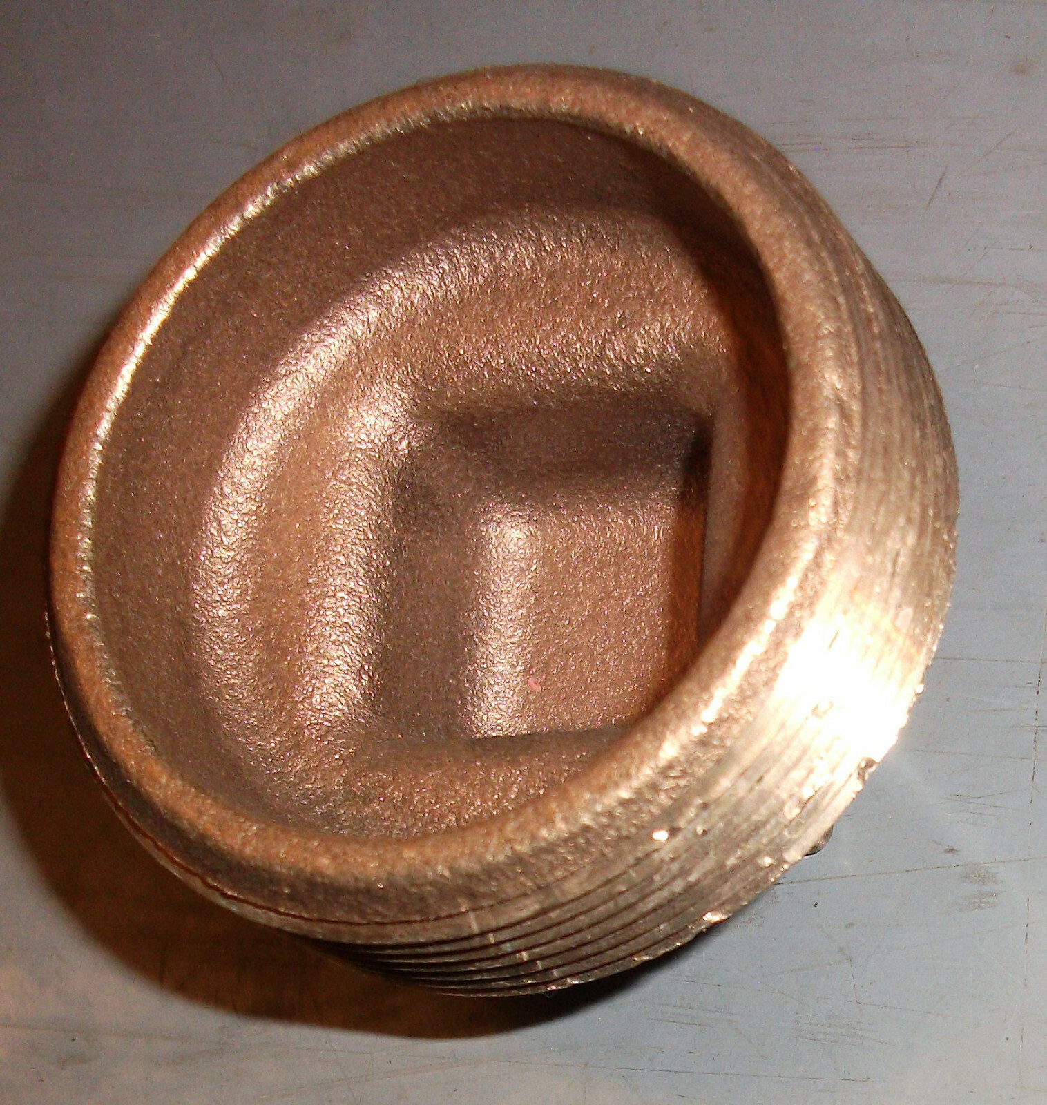 CB SUPPLIES 401042020 BRONZE/BRASS PIPE FITTINGS 2" PLUG MALE THREAD