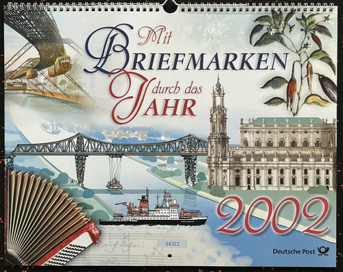 Deutsche Post Briefmarkenkalender 1999-2005 +2007 +2x 2004 für Postablagestellen - Bild 4 von 22