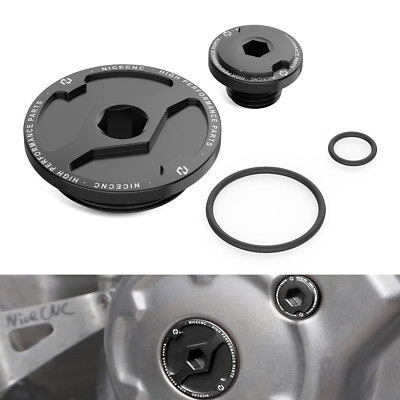 NICECNC Crankcase Plugs Screws For Yamaha YFZ450R 90340-36004-00 90340-14016-00