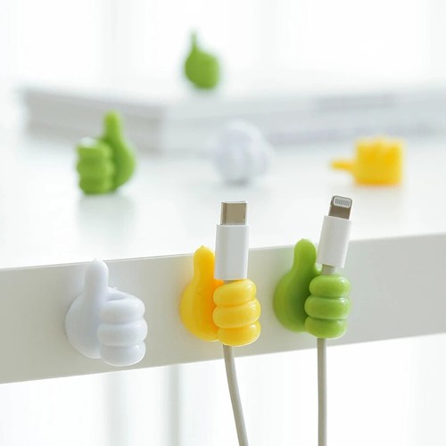 10 Stück Kreative Haken Daumen hoch Form Wandhaken Stecker Kabelhalter Schlüssel - Bild 6 von 15