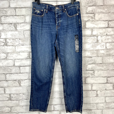 J.CREW FACTORY NWT Premium Edition Slim Blue Boyfriend Jean Jeans sz 29 BT049