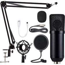 Professional Studio Recording Bundle for Streaming Gaming Broadcasting Singing