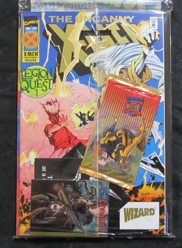 Comic Wizard Magazine - Issue #41 - January 1995 W/ Uncanny X-Men #320 & Pack - Picture 2 of 2