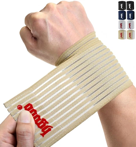 Muñequeras de compresión (2 unidades), correas de alta elasticidad - product listing photo
