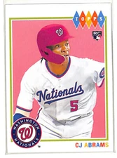 2022 Topps Brooklyn Collection #18 CJ Abrams rookie RC card Nationals