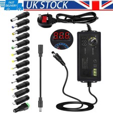 DC 3V~24V 60W 2.5A Universal Power Supply Adjustable Switching AC/DC Adapter UK