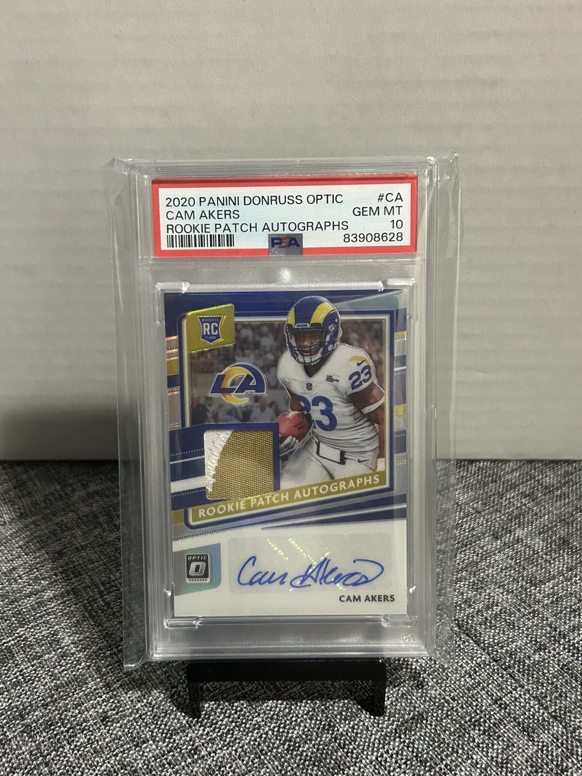 Cam Akers Panini Donruss Optic Rookie Patch Autographs #CA Base