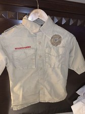 Boy Scout BSA UNIFORM New Style SHIRT Youth Medium Short Sleeve X25