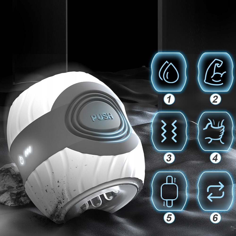 Weich-realistisch-männlich Elektrischer Masturbator Mann Handfrei Cup Blowjob DE