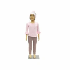 Realistic Kids Mannequin 4-6 Year Old Plastic Mannequin with Base and Wig