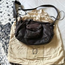 Olivia Harris By Joy Grayson Purple Leather Hobo Crossbody Bag