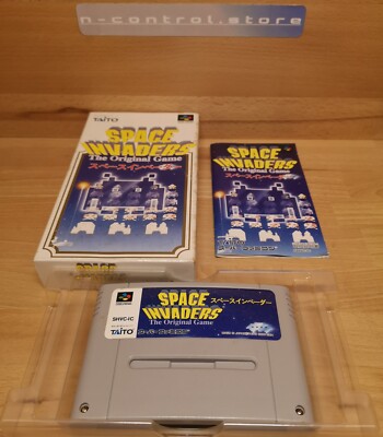 SPACE INVADERS Nintendo Super Famicom OVP CIB SNES Spiel Sammlung NTSC-J