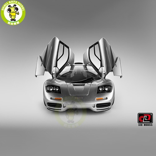 1/18 LCD Mclaren F1 XP5 Silver Diecast Model Car Gifts For Father Friends - Picture 5 of 13