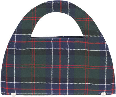 Küstenluder DIWA 50s TARTAN Karo VINTAGE Clutch TASCHE Bag Grün Rockabilly