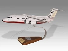 BAe 146-200 Capital Airlines Desk Wood Airplane New Model Large Scale 1/72