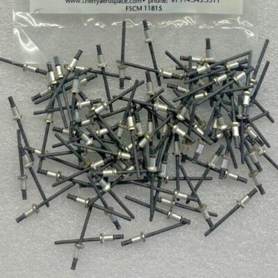 5 PIECES CR3222PR-4-02 Cherrymax Rivets Hole Size .129-.132 Grip
