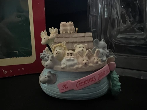 Vtg Carlton Cards Noahs Ark Heirloom Collection Christmas Ornament