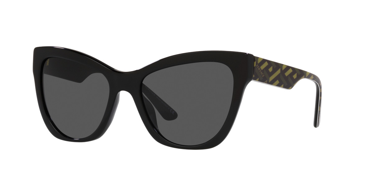 Versace Sunglasses VE4417U 535887 56mm Black / Dark Grey Lens 